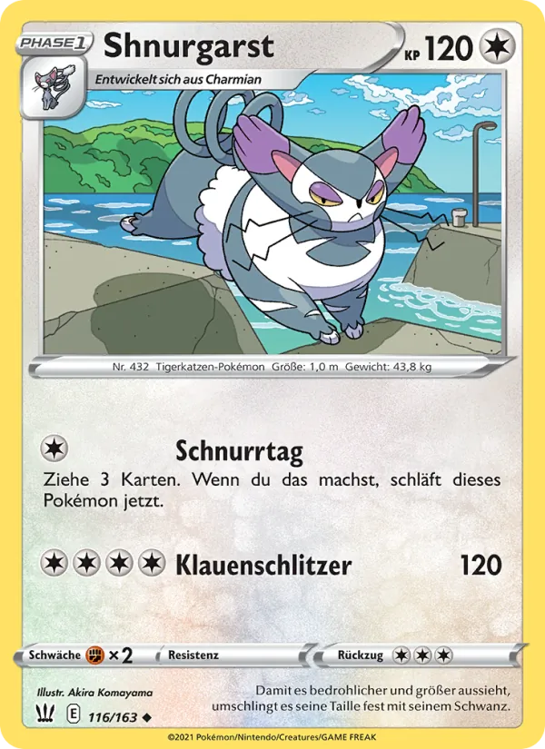 Karte Shnurgarst aus Kampfstile, Nummer 116/163