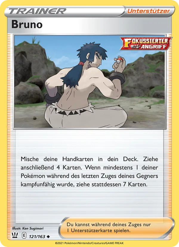 Karte Bruno aus Kampfstile, Nummer 121/163