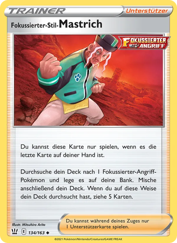 Karte Fokussierter-Stil-Mastrich aus Kampfstile, Nummer 134/163