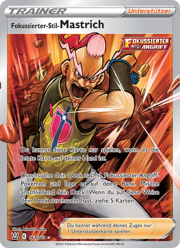 Karte Fokussierter-Stil-Mastrich aus Kampfstile, Nummer 163/163