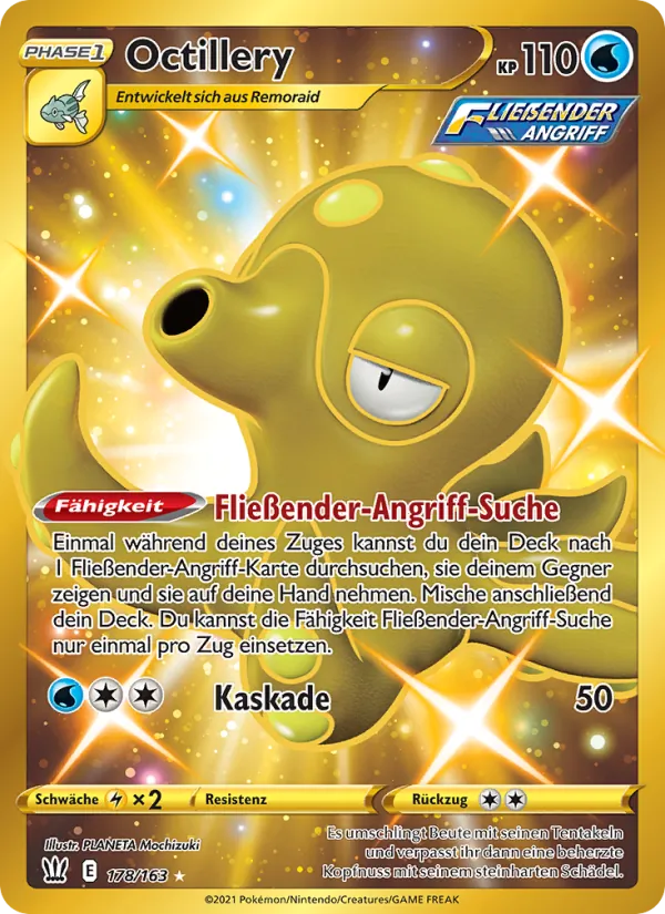Karte Octillery aus Kampfstile, Nummer 178/163