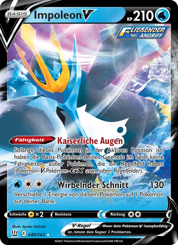 Karte Impoleon V aus Kampfstile, Nummer 40/163