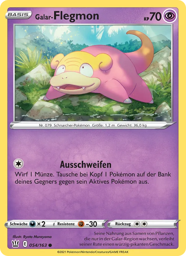 Karte Galar-Flegmon aus Kampfstile, Nummer 54/163