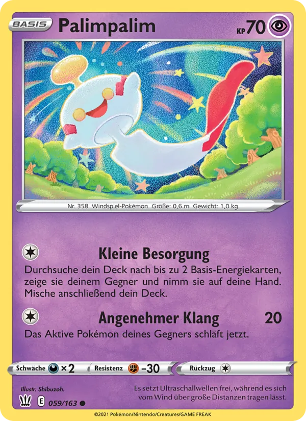 Karte Palimpalim aus Kampfstile, Nummer 59/163
