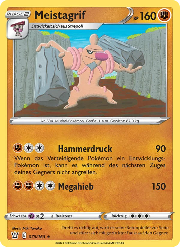 Karte Meistagrif aus Kampfstile, Nummer 75/163