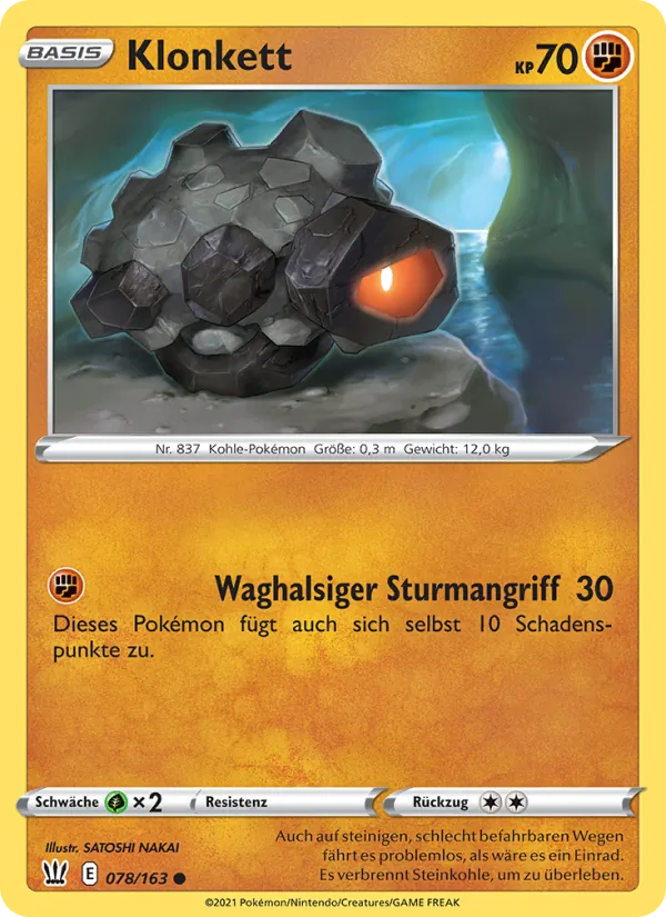 Karte Klonkett aus Kampfstile, Nummer 78/163