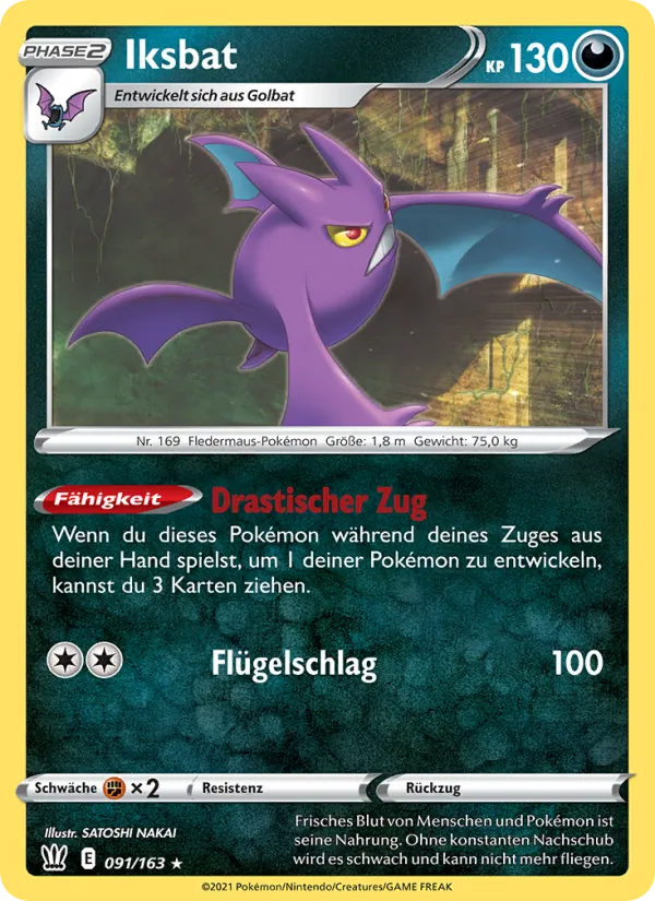 Karte Iksbat aus Kampfstile, Nummer 91/163