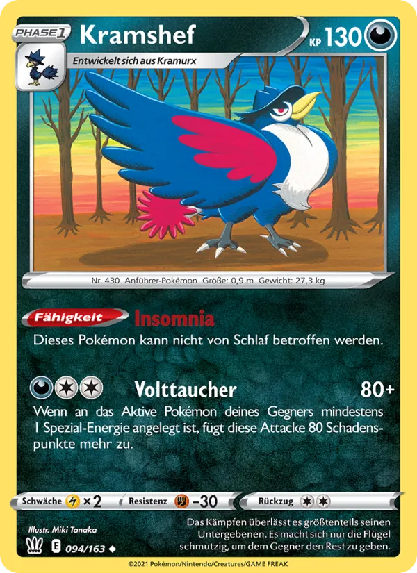 Karte Kramshef aus Kampfstile, Nummer 94/163