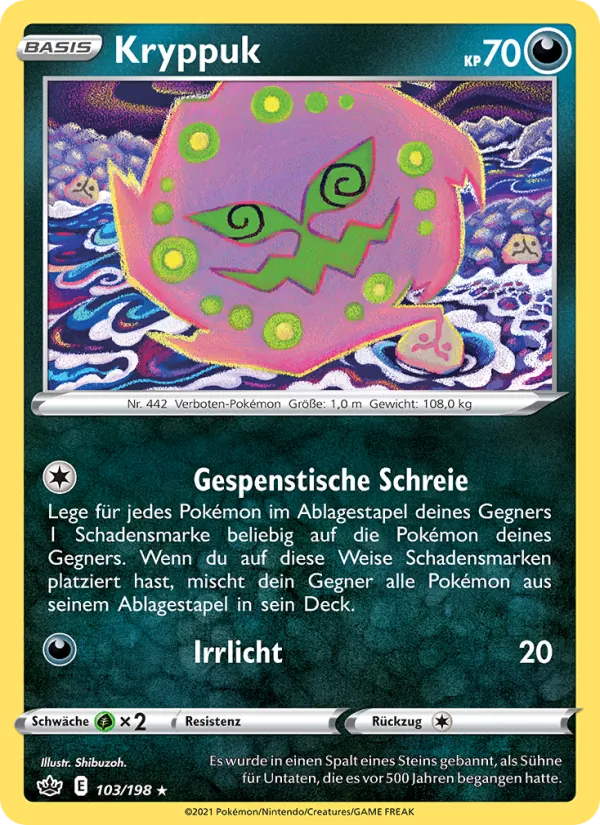 Karte Kryppuk aus Schaurige Herrschaft, Nummer 103/198