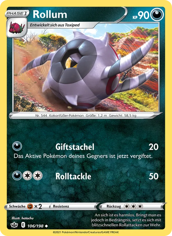 Karte Rollum aus Schaurige Herrschaft, Nummer 106/198