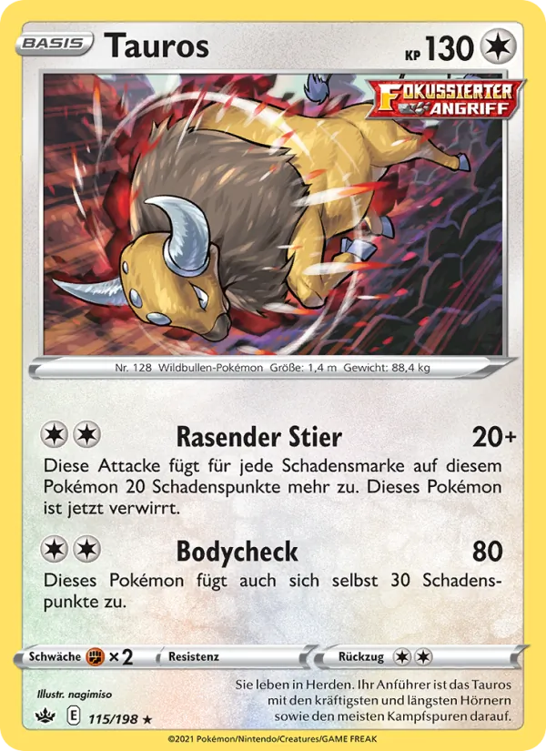 Karte Tauros aus Schaurige Herrschaft, Nummer 115/198