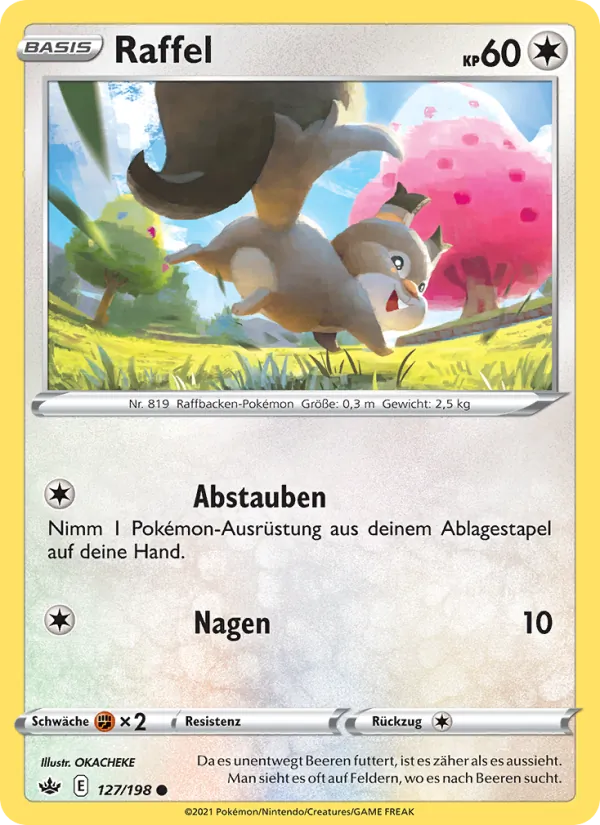 Karte Raffel aus Schaurige Herrschaft, Nummer 127/198