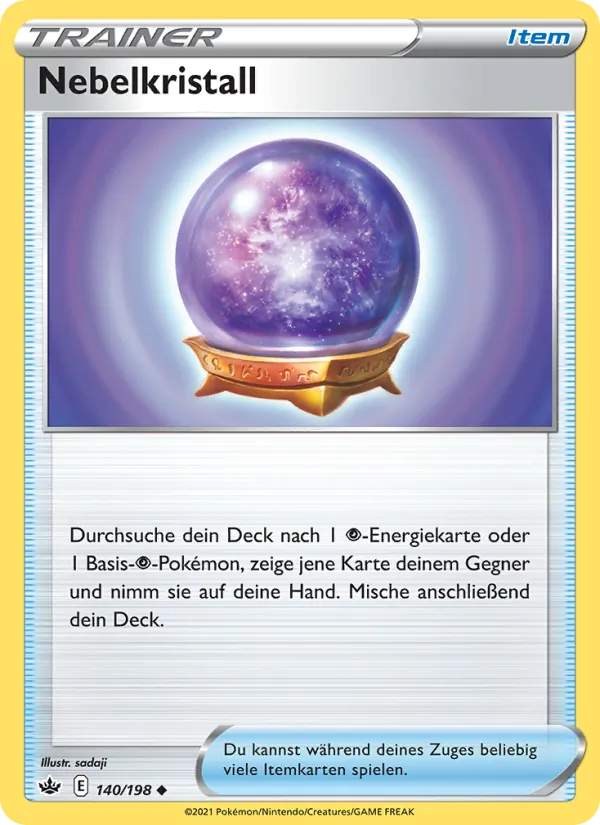 Karte Nebelkristall aus Schaurige Herrschaft, Nummer 140/198