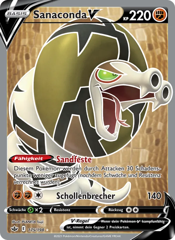 Karte Sanaconda V aus Schaurige Herrschaft, Nummer 175/198