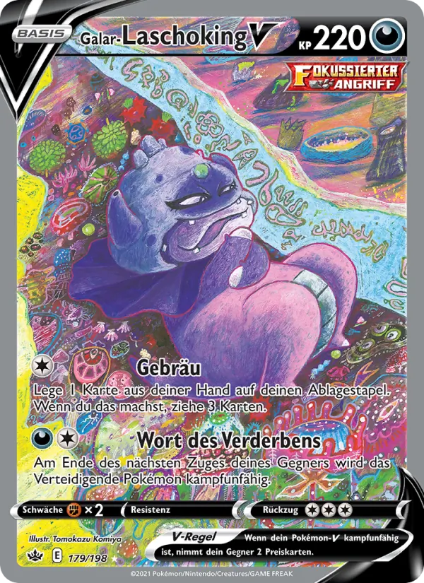 Karte Galar-Laschoking V aus Schaurige Herrschaft, Nummer 179/198