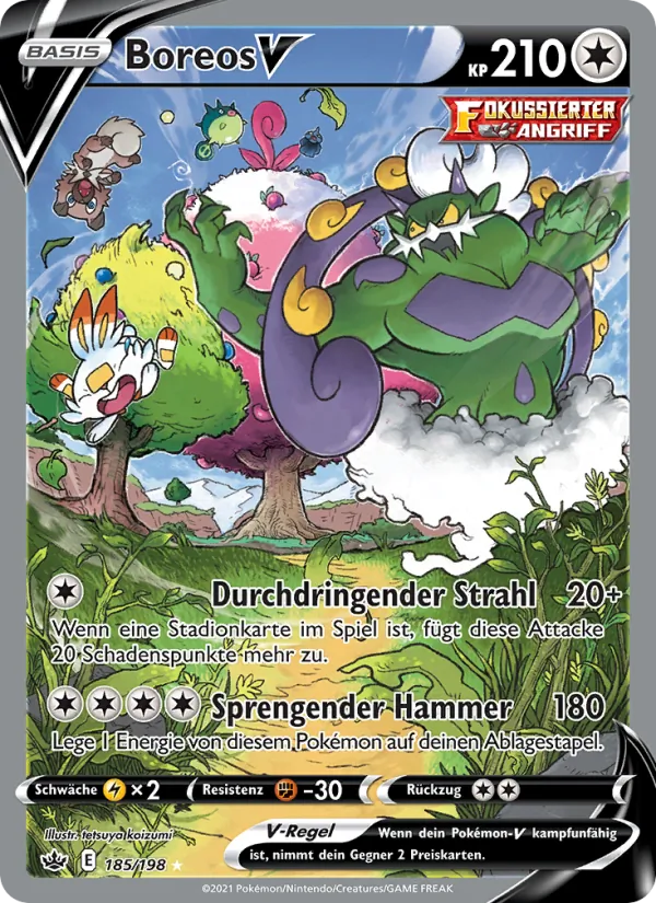 Karte Boreos V aus Schaurige Herrschaft, Nummer 185/198
