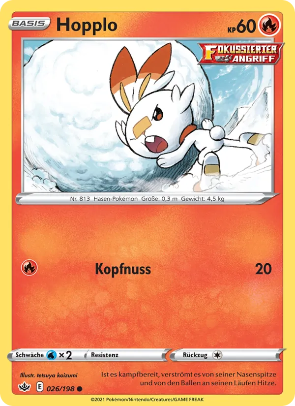 Karte Hopplo aus Schaurige Herrschaft, Nummer 26/198