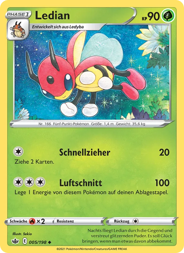 Karte Ledian aus Schaurige Herrschaft, Nummer 5/198