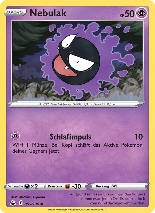Karte Nebulak aus Schaurige Herrschaft, Nummer 55/198