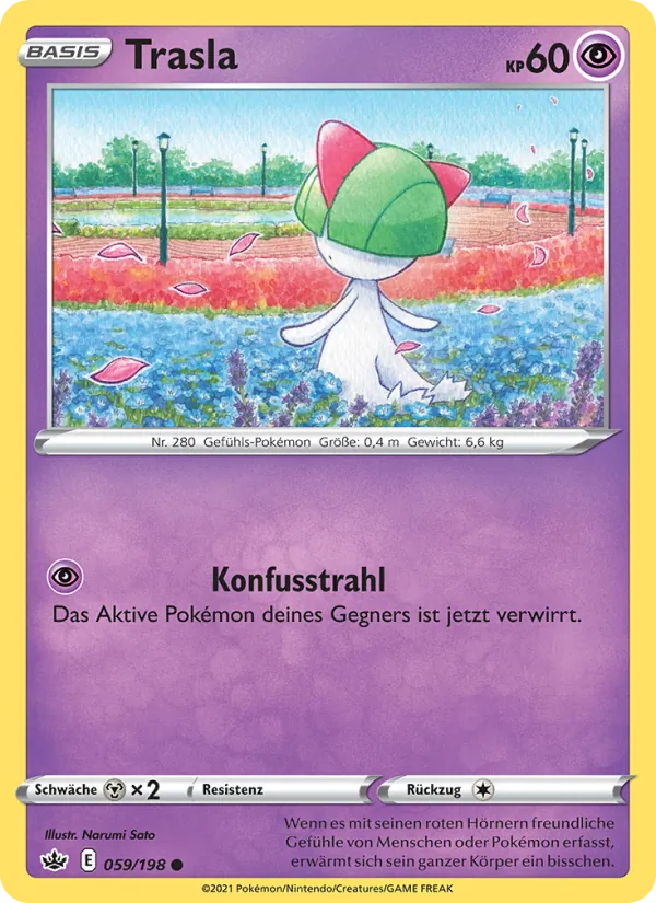 Karte Trasla aus Schaurige Herrschaft, Nummer 59/198