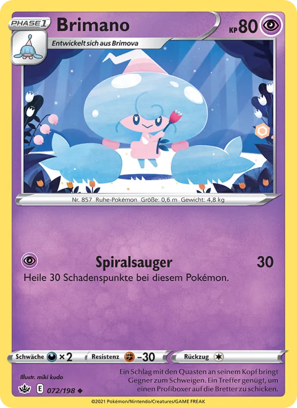 Karte Brimano aus Schaurige Herrschaft, Nummer 72/198