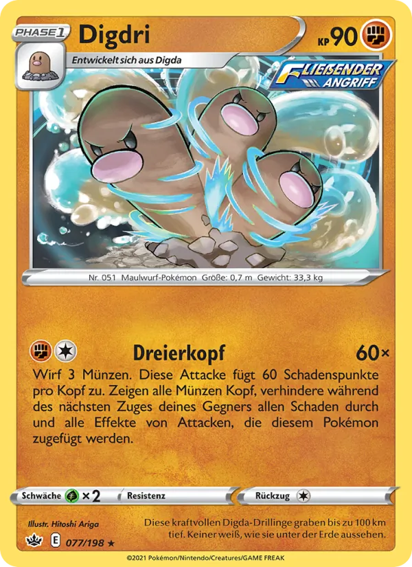 Karte Digdri aus Schaurige Herrschaft, Nummer 77/198