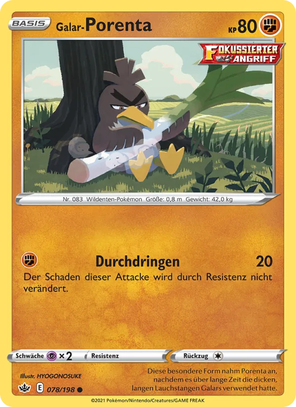 Karte Galar-Porenta aus Schaurige Herrschaft, Nummer 78/198