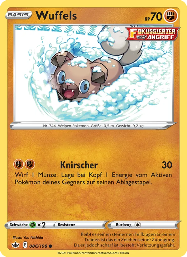 Karte Wuffels aus Schaurige Herrschaft, Nummer 86/198