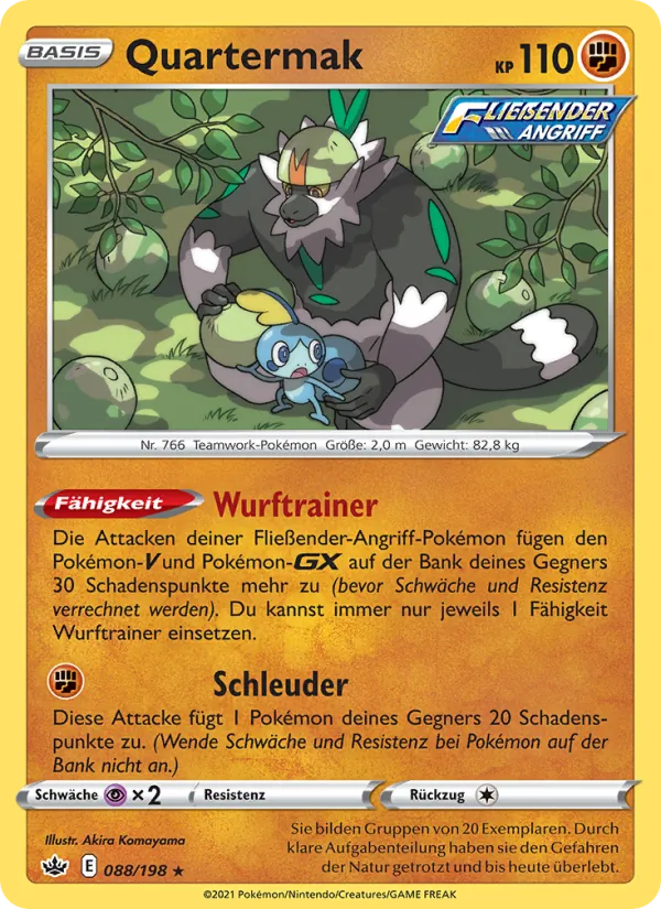 Karte Quartermak aus Schaurige Herrschaft, Nummer 88/198
