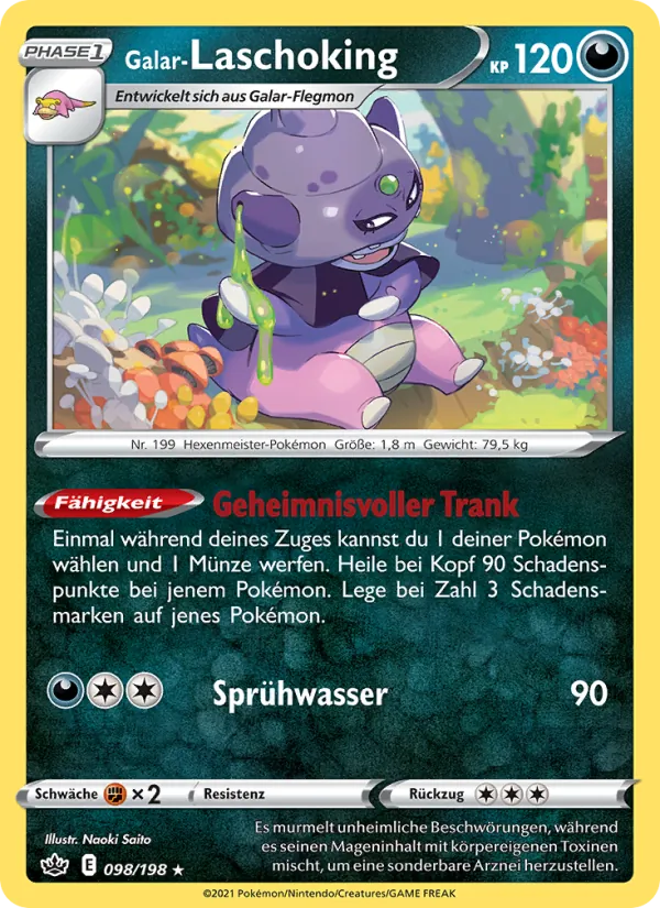 Karte Galar-Laschoking aus Schaurige Herrschaft, Nummer 98/198