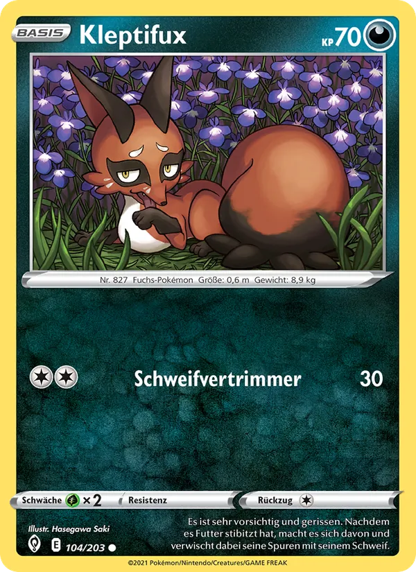 Karte Kleptifux aus Drachenwandel, Nummer 104/203