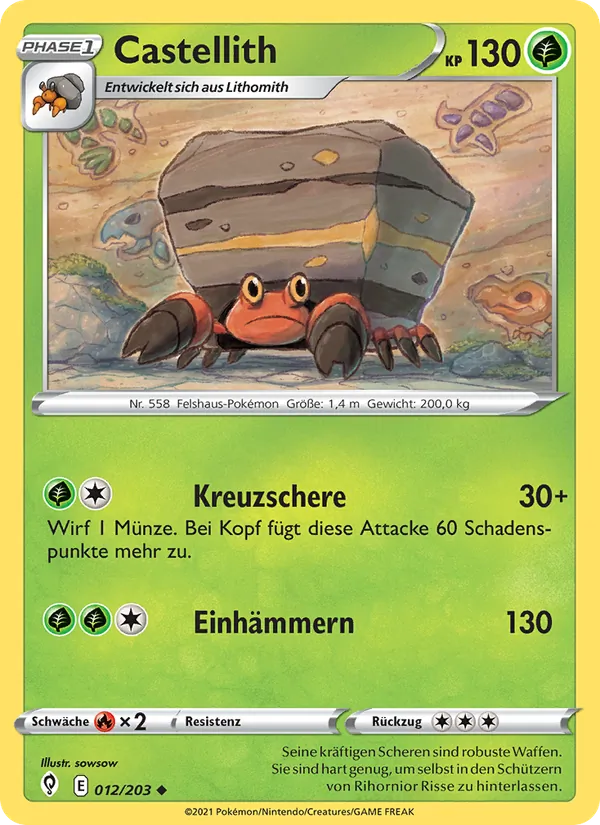 Karte Castellith aus Drachenwandel, Nummer 12/203