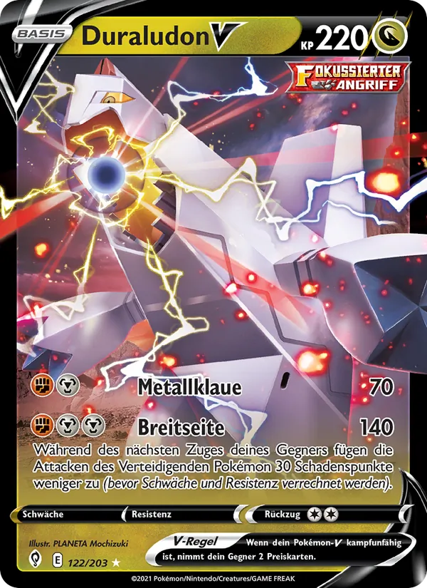 Karte Duraludon V aus Drachenwandel, Nummer 122/203