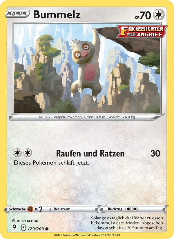 Karte Bummelz aus Drachenwandel, Nummer 129/203