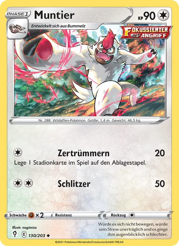 Karte Muntier aus Drachenwandel, Nummer 130/203