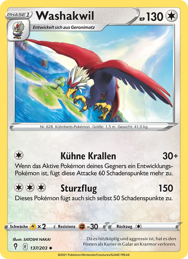 Karte Washakwil aus Drachenwandel, Nummer 137/203