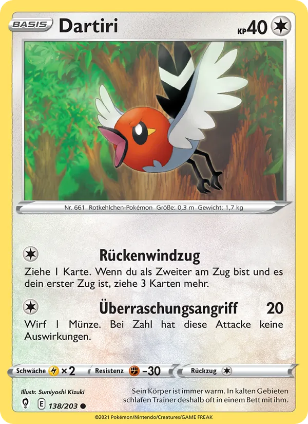 Karte Dartiri aus Drachenwandel, Nummer 138/203