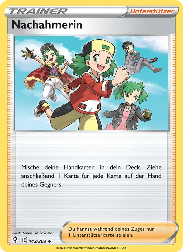 Karte Nachahmerin aus Drachenwandel, Nummer 143/203