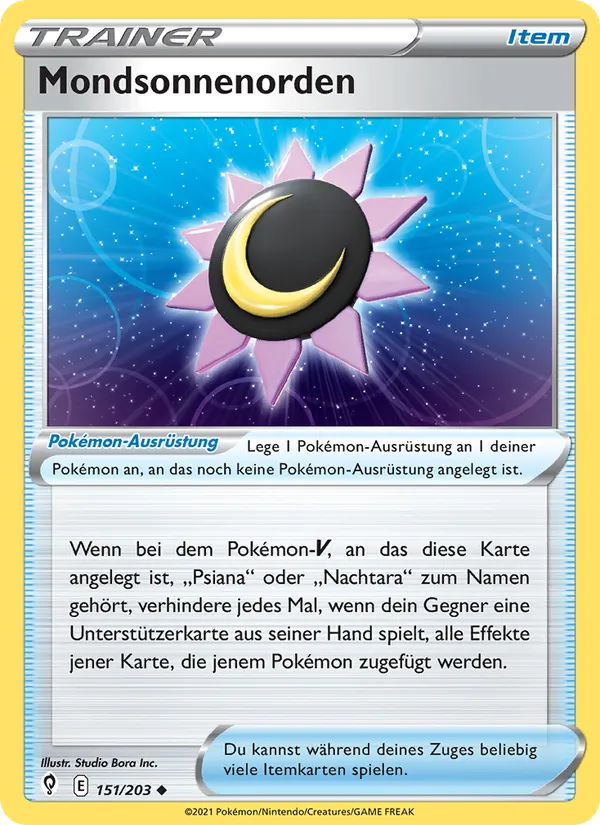 Karte Mondsonnenorden aus Drachenwandel, Nummer 151/203