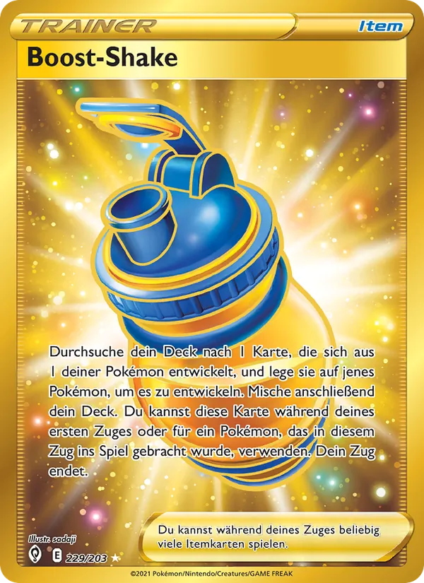 Karte Boost-Shake aus Drachenwandel, Nummer 229/203