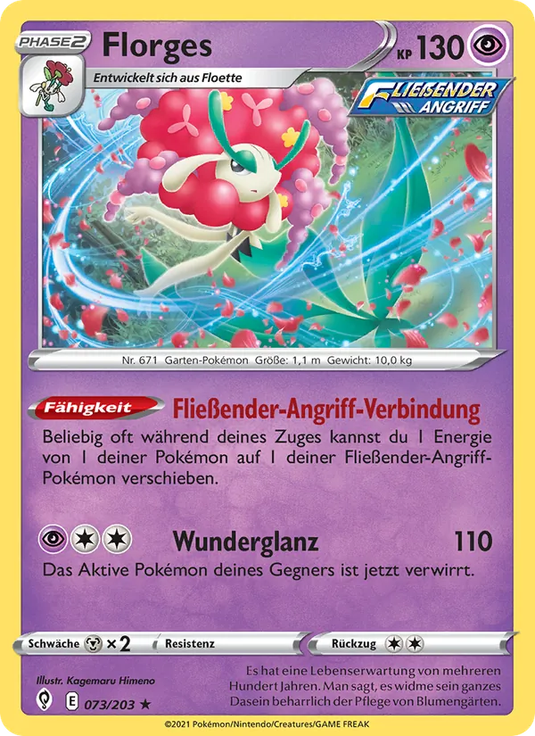 Karte Florges aus Drachenwandel, Nummer 73/203