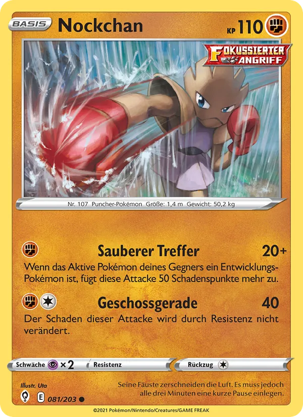 Karte Nockchan aus Drachenwandel, Nummer 81/203