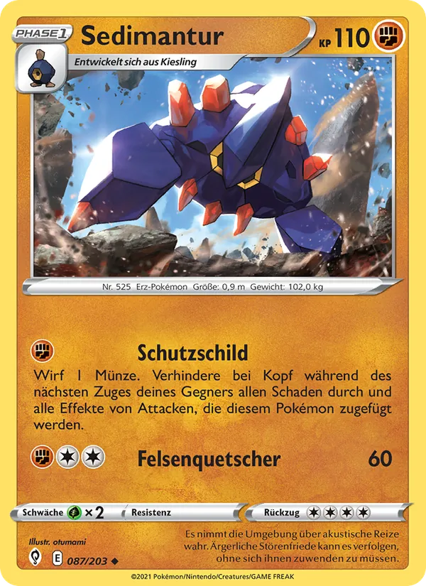 Karte Sedimantur aus Drachenwandel, Nummer 87/203