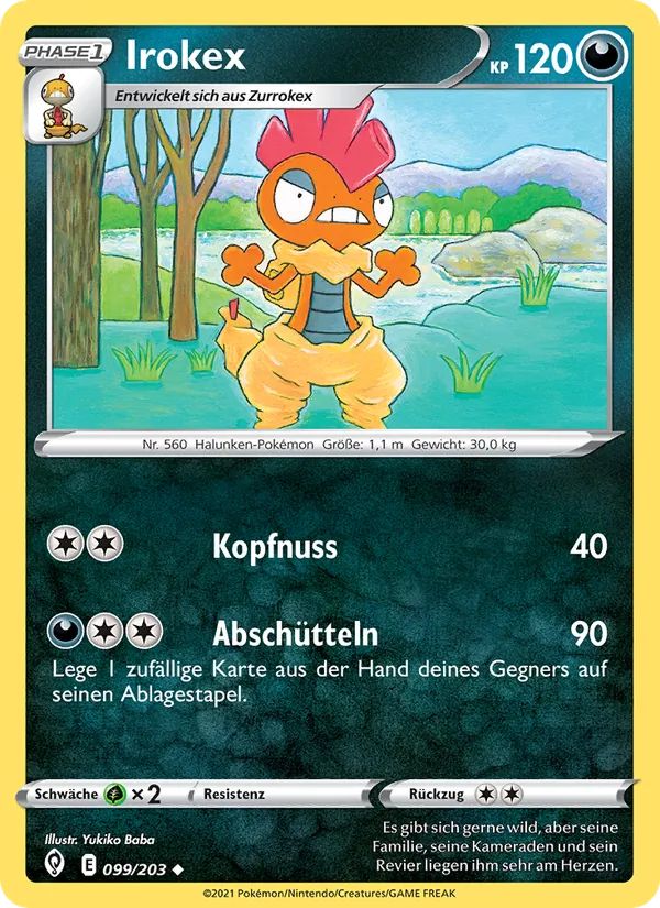 Karte Irokex aus Drachenwandel, Nummer 99/203