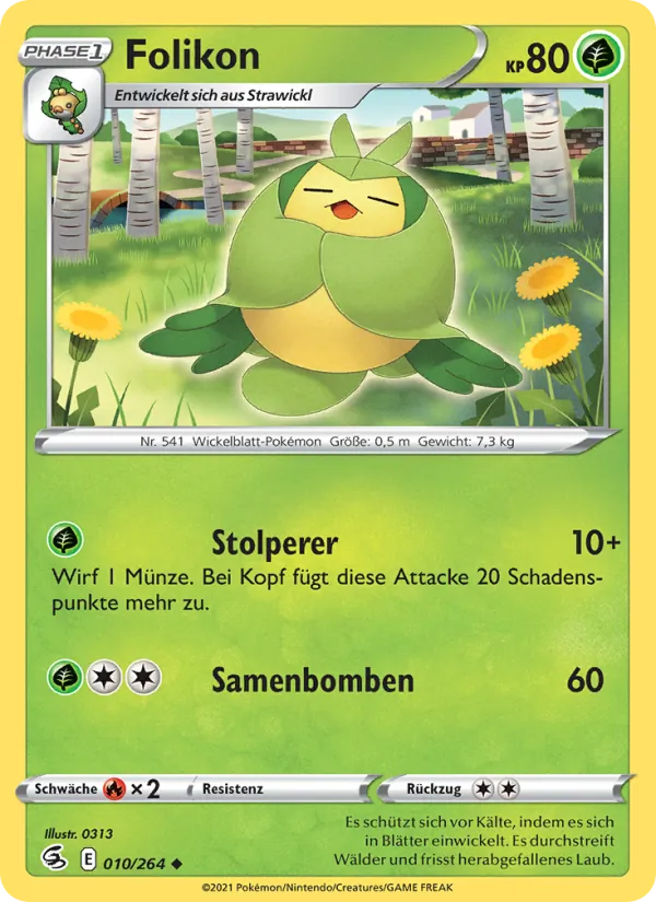 Karte Folikon aus Fusionsangriff, Nummer 10/264