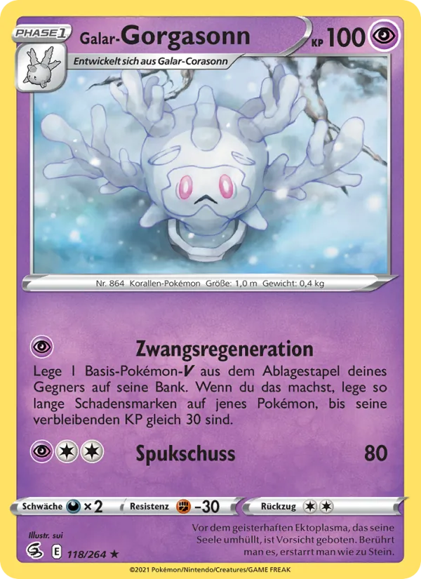 Karte Galar-Gorgasonn aus Fusionsangriff, Nummer 118/264
