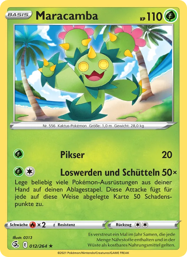 Karte Maracamba aus Fusionsangriff, Nummer 12/264