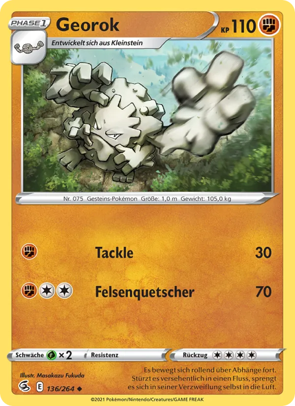 Karte Georok aus Fusionsangriff, Nummer 136/264