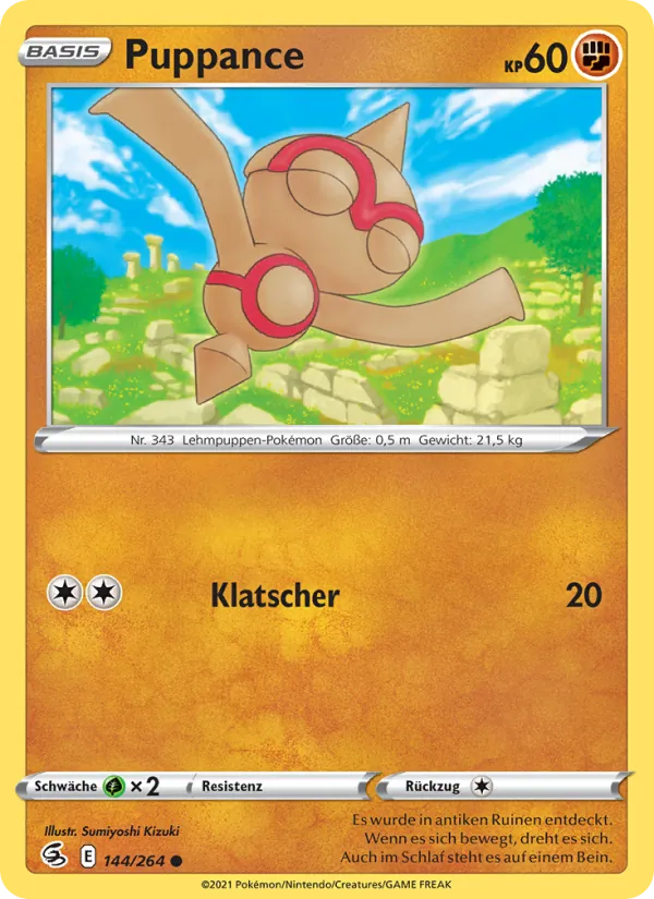 Karte Puppance aus Fusionsangriff, Nummer 144/264