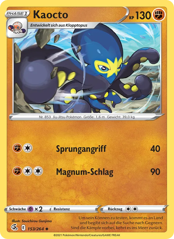Karte Kaocto aus Fusionsangriff, Nummer 153/264